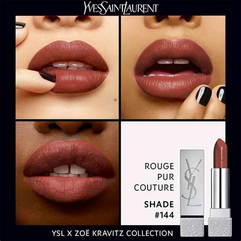 ysl zoe kravitz lipstick 123|Best & Worst of YSL x Zoe Kravitz Rouge Pur Couture Lipsticks.